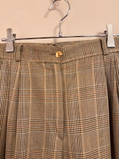 1980's MADELEINE Vintage West Germany チェックスラックスパンツ