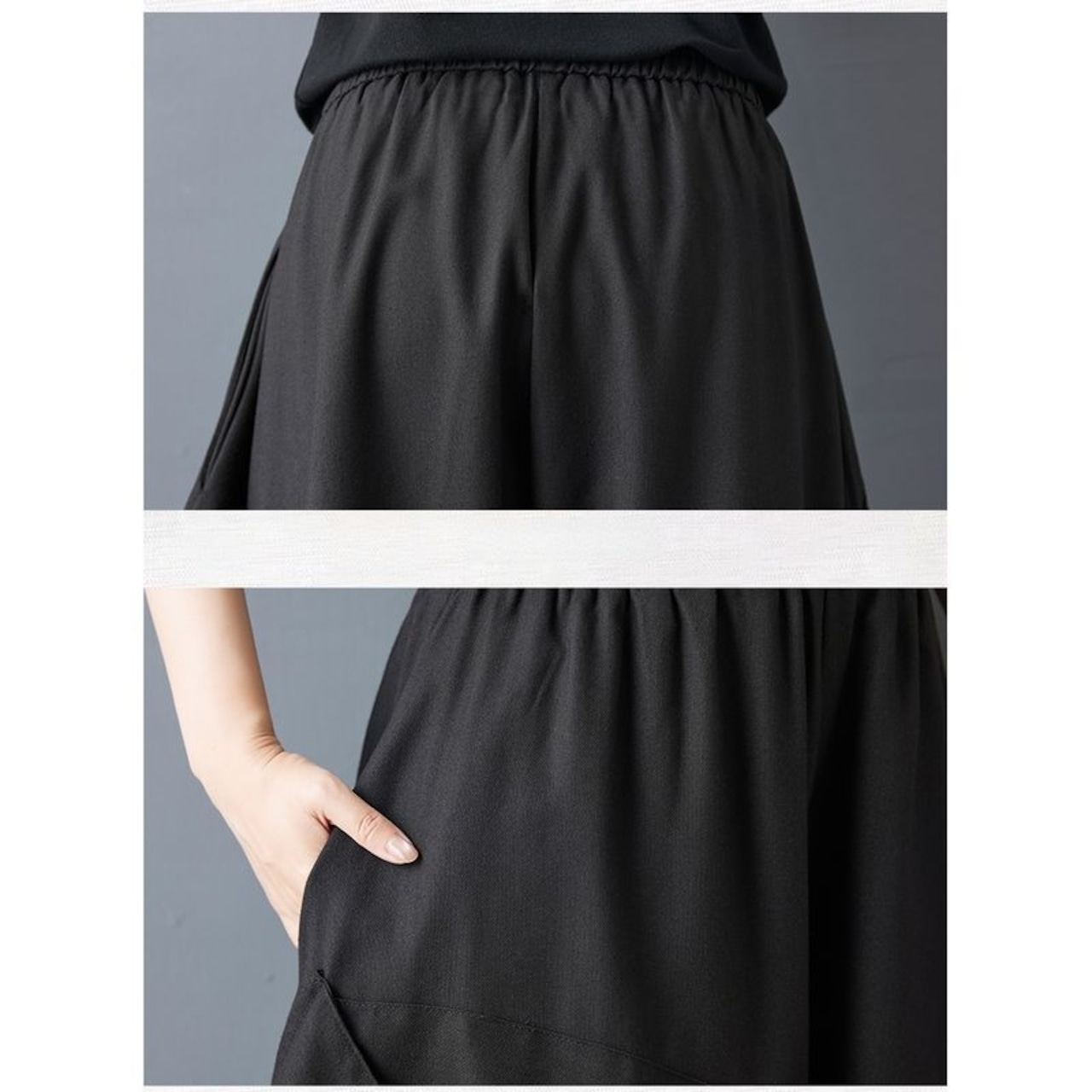 アシンメトリー デザイン パンツ 00342