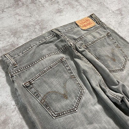 【W36 L32】 usa levi's 先染ブラック リーバイス 559 詳細写真13