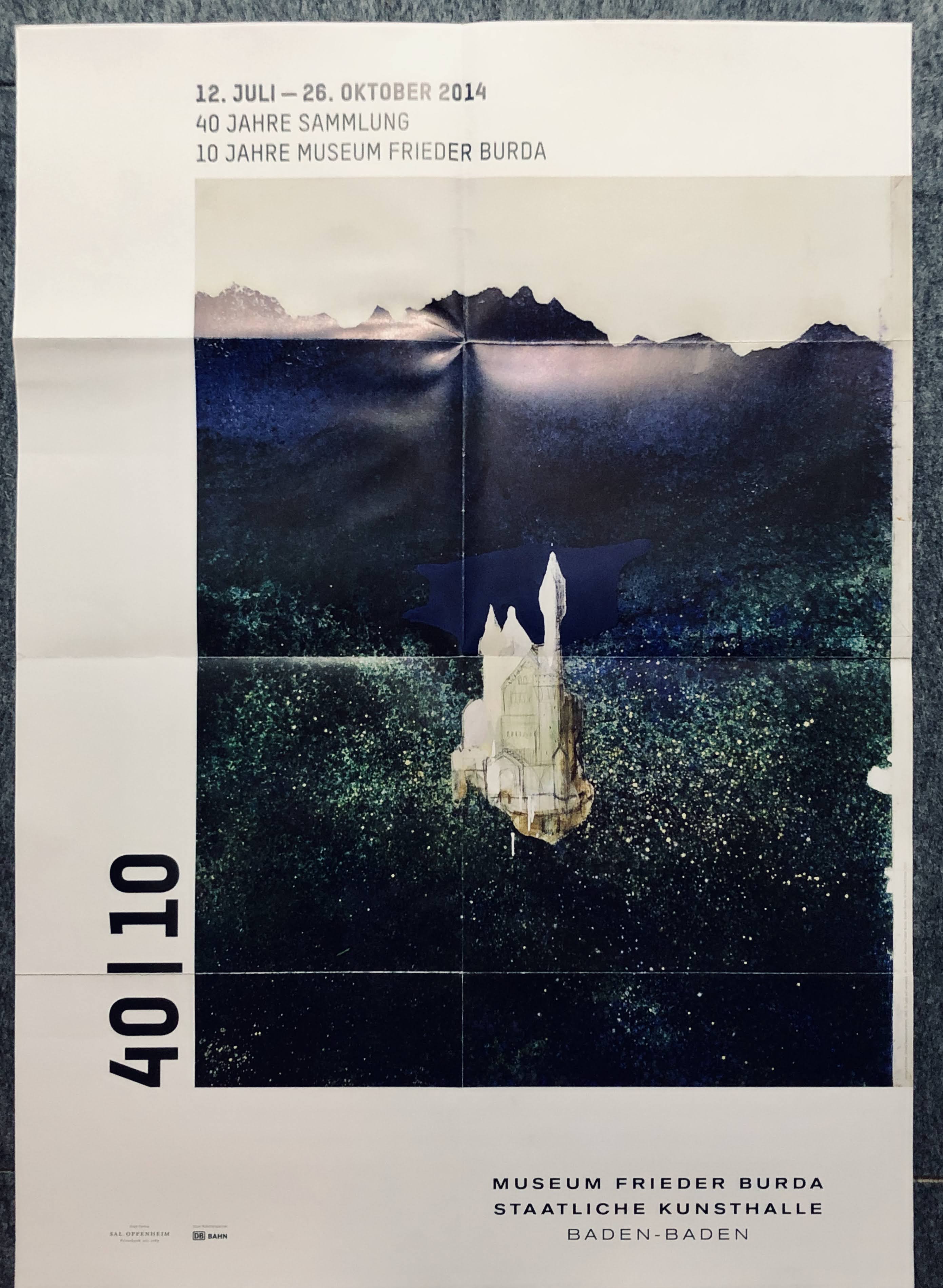 ゲルハルト・リヒター ドイツでの個展ポスター