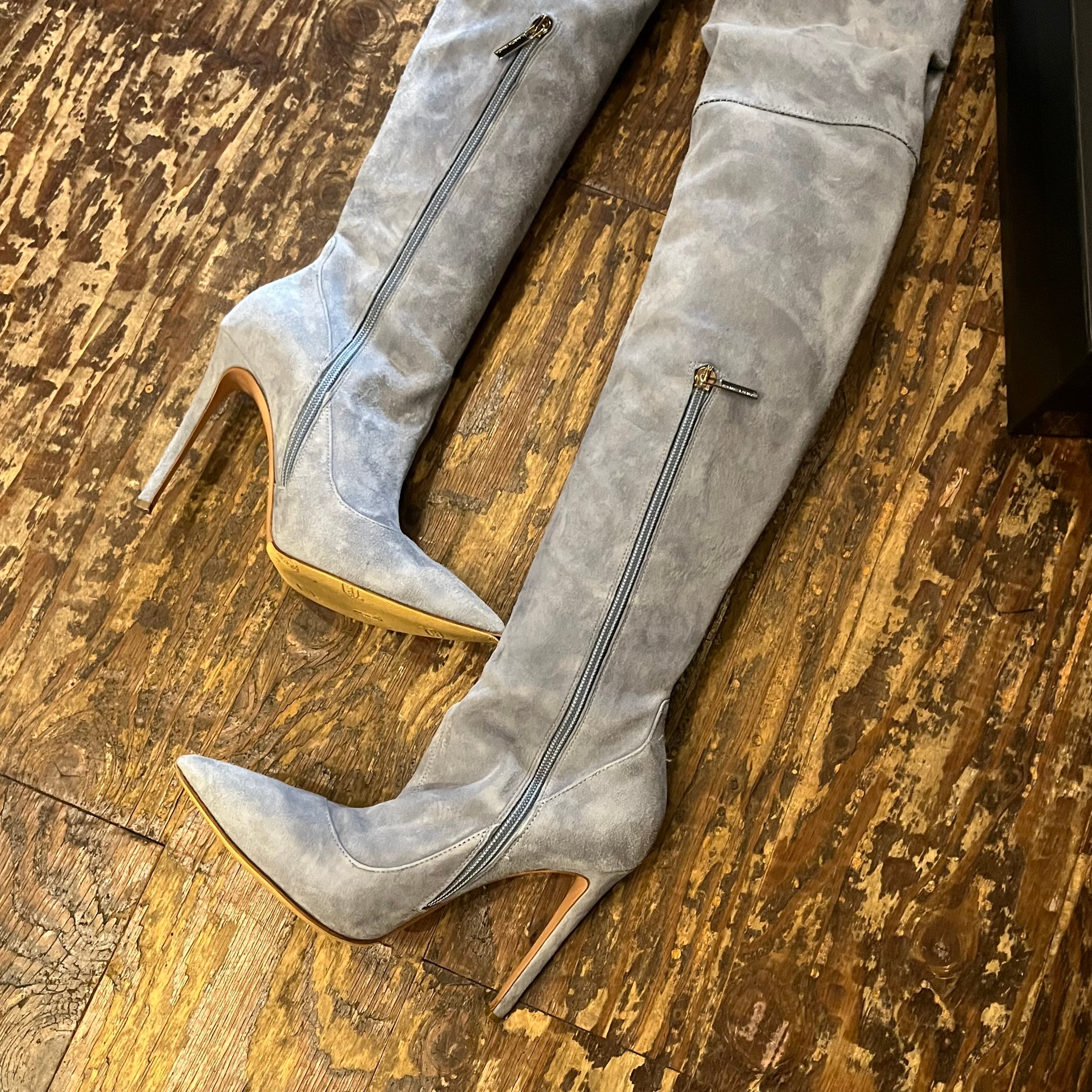 Elisabetta Franchi エリザベッタフランキ スエードロングブーツ 箱 