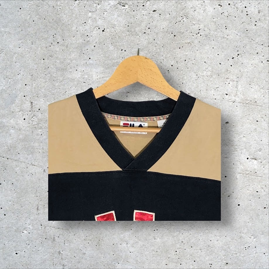 90's/90年代 ヴィンテージ FILA フィラ オールド Vネック 長袖 ロンT
