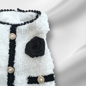 Noir Tweed Dress