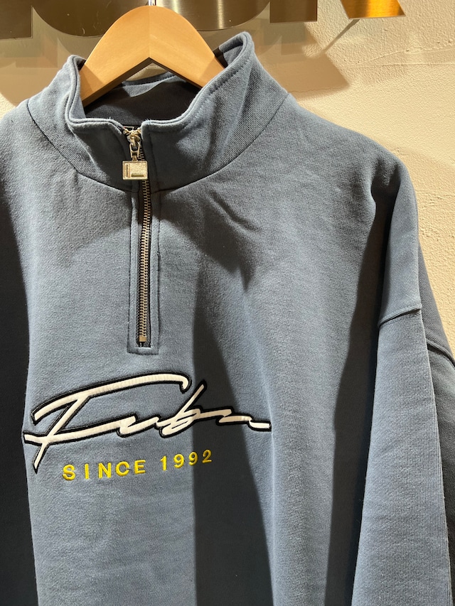 FUBU closing　FW　 立ち襟LOGO　スウェット　M.BULE