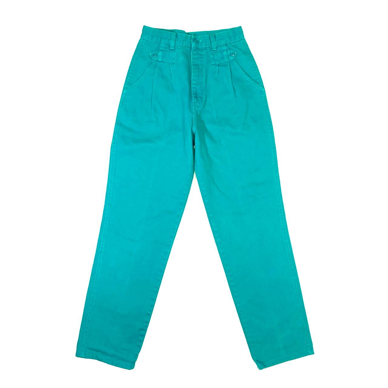 90年代 90s USA製 Wrangler ラングラー タック入り ハイウエスト 