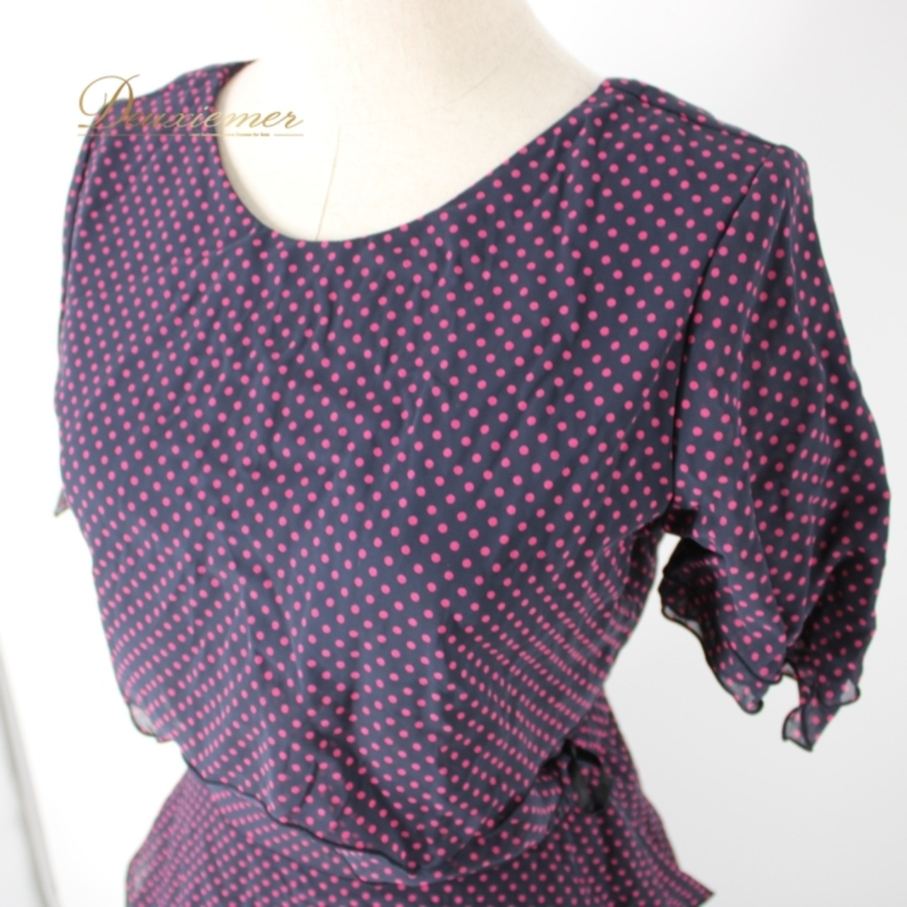 社交ダンス 衣装 スタンダード 上下セット ツーピース レッスンウェア パーティ衣装 水玉 ドット パープル系 SEKINE セキネ 紫 ピンク系 レトロ かわいい 可愛い 結婚式 おしゃれ ファッション ダンス レッスン用 プレゼント ギフト 謝恩会 大人用 軽量 伸縮性 素材 ポリエステル レディース 9号 M サイズ セットアップ 2点 体型カバー ステージ衣装