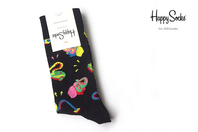 ハッピーソックス｜happy socks｜クルー丈カジュアルソックス｜dots｜10117084