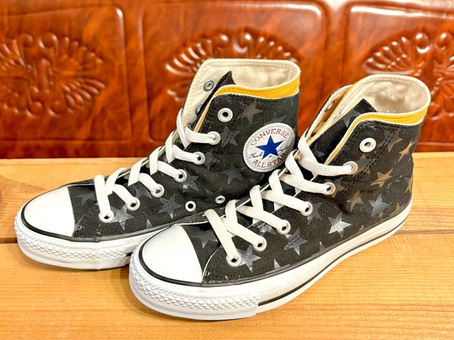 converse（コンバース） ALL STAR W BS（オールスター ダブル ビッグスター ） Hi  黒/イエロー  5 24cm 2512