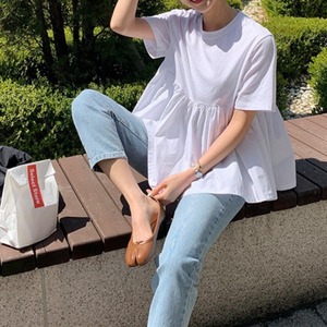 プリーツヘム　フェアリーフレアTシャツ 2col N TS060