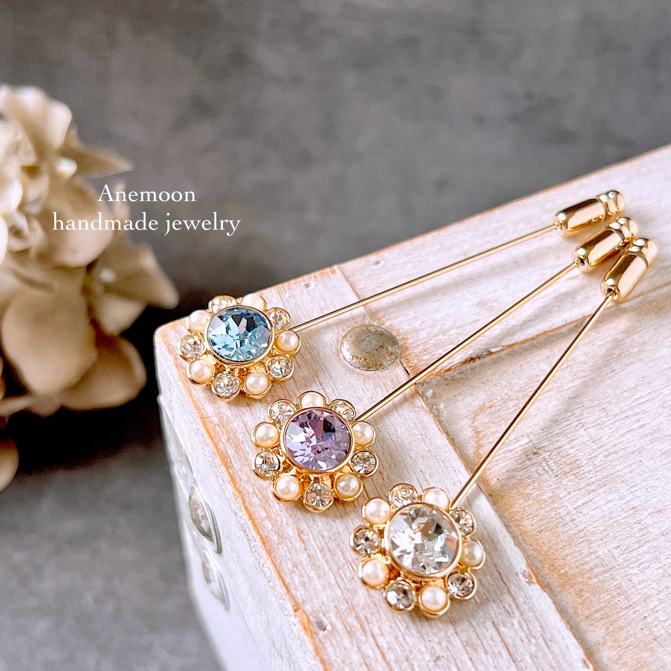 オパール K18 ラペルピン ブローチ スクエア 刻印あり 【公式通販】