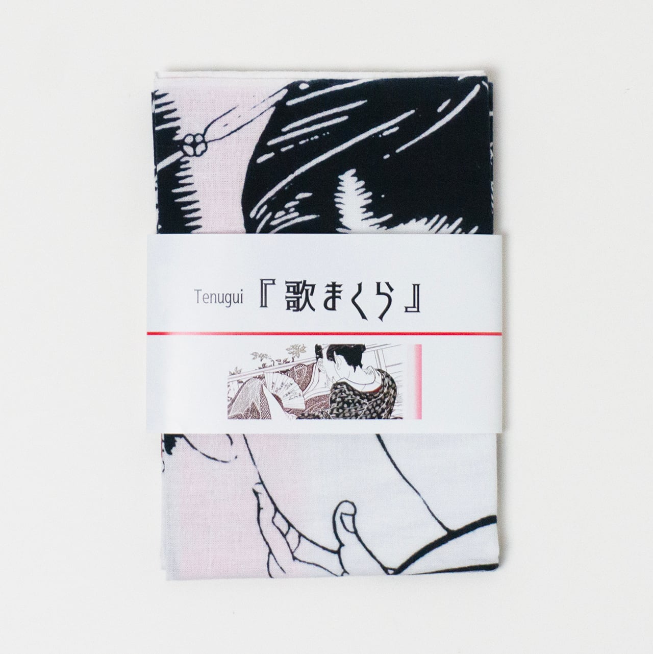 注染手ぬぐい 「歌まくら」 [D146] | Rumi Rock Store