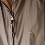 《Exclusive Pricing》リバーシブル ボアジャケット｜Reversible BOA Jacket｜アイボリーボア(ブラウン・ポケ)×ブラウン｜Lサイズ