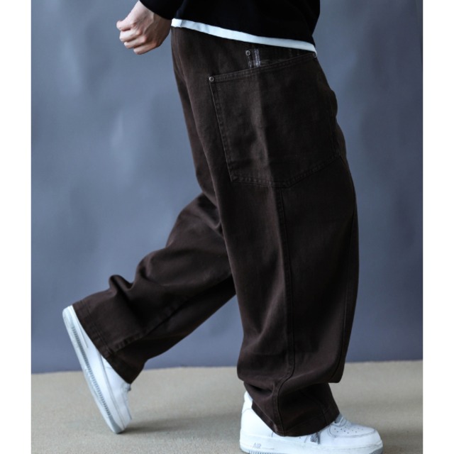 Wide silhouette pants C4555