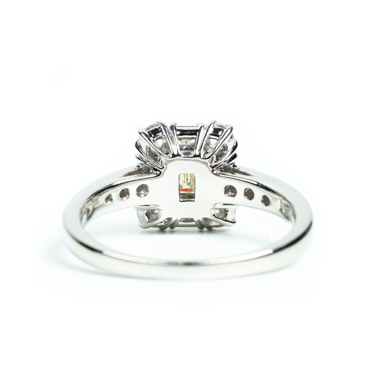 バケットダイヤモンド リング pt900 / 0.570ct