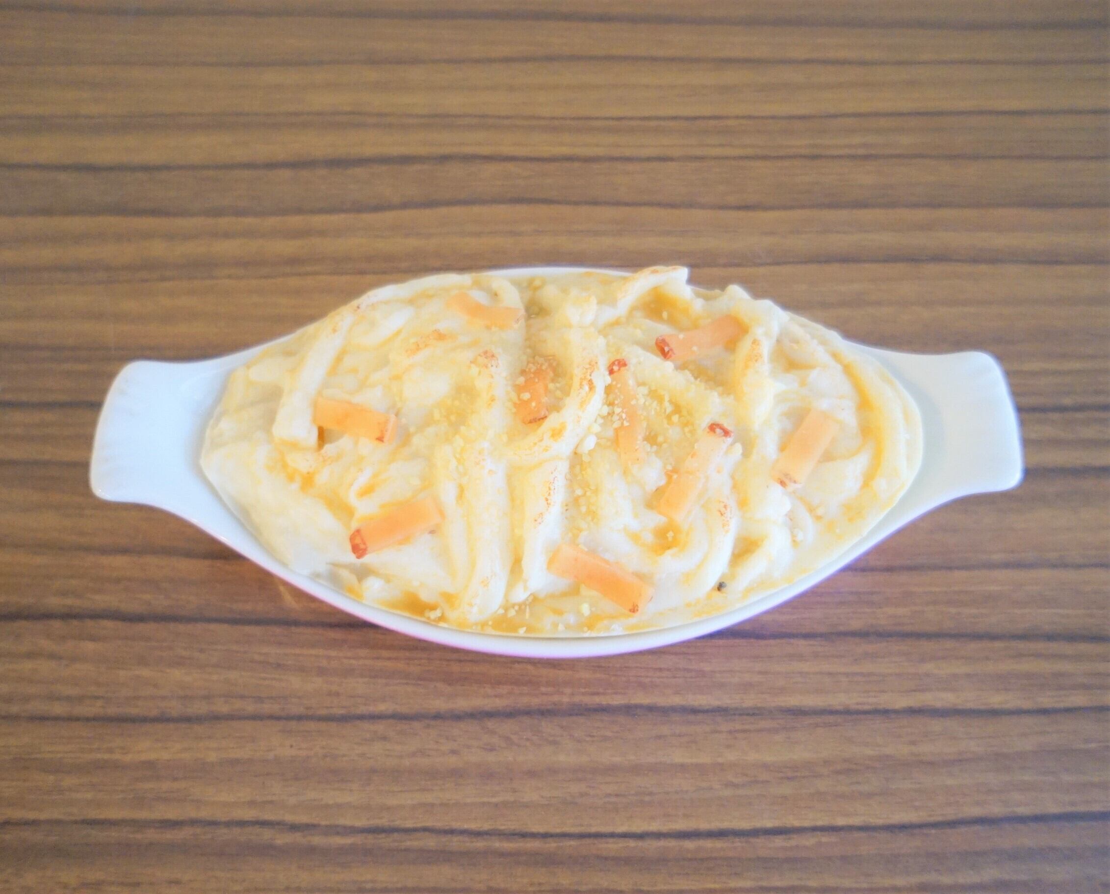 グラタンの食品サンプル（食券プレートつき） | 純喫茶家具の村田商會