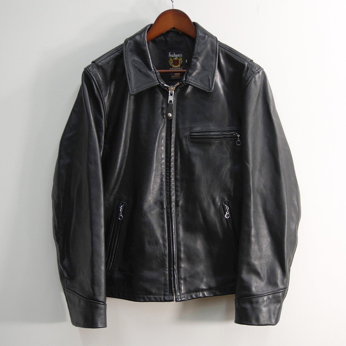 最高級】THE FLAT HEAD【ディアスキン レザー カーコート】44 レザー