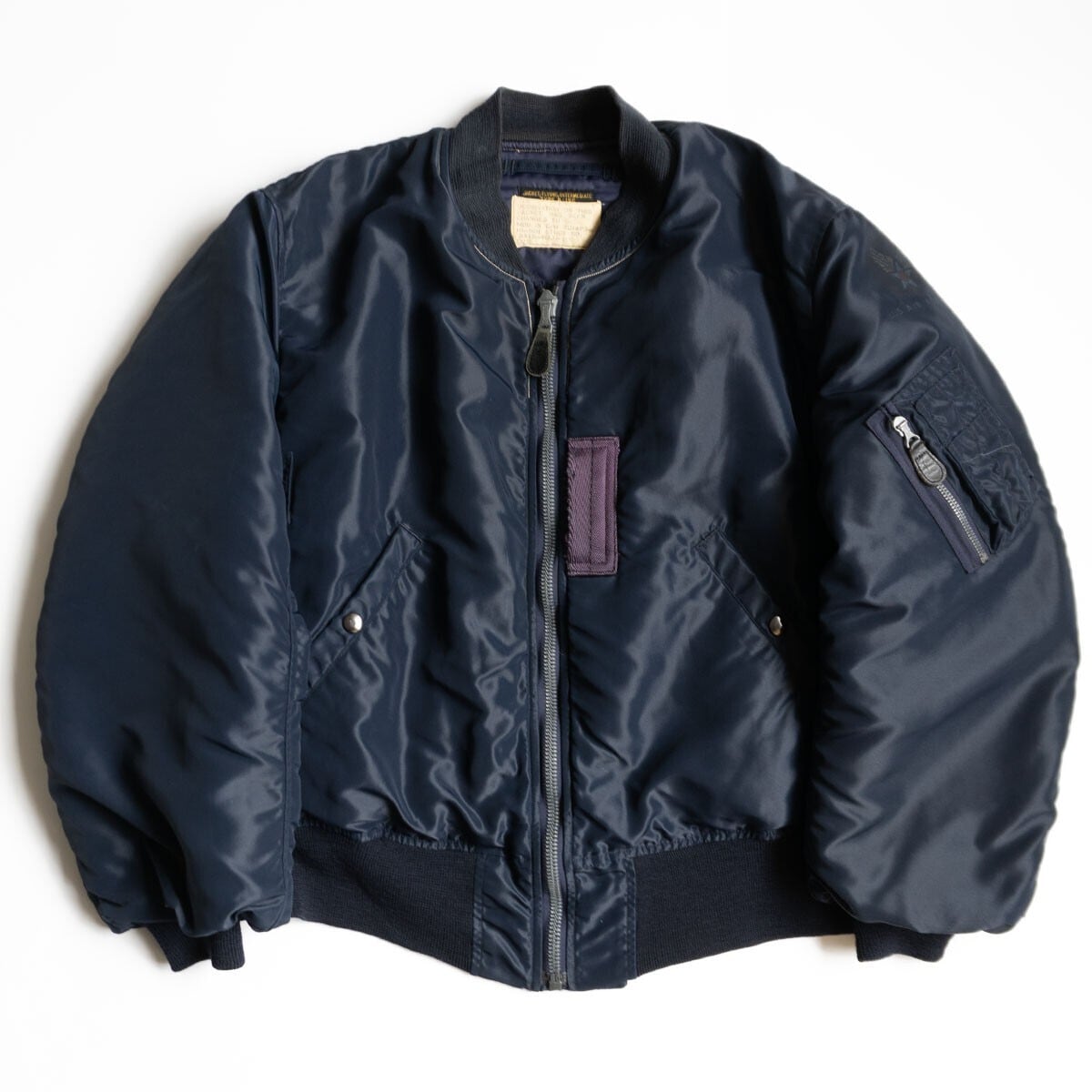 90s Alpha l2b made in usa グランドクルーモデル 90s USA製 ALPHA MA-1 グランドクルー ブラック L D569 - メルカリ