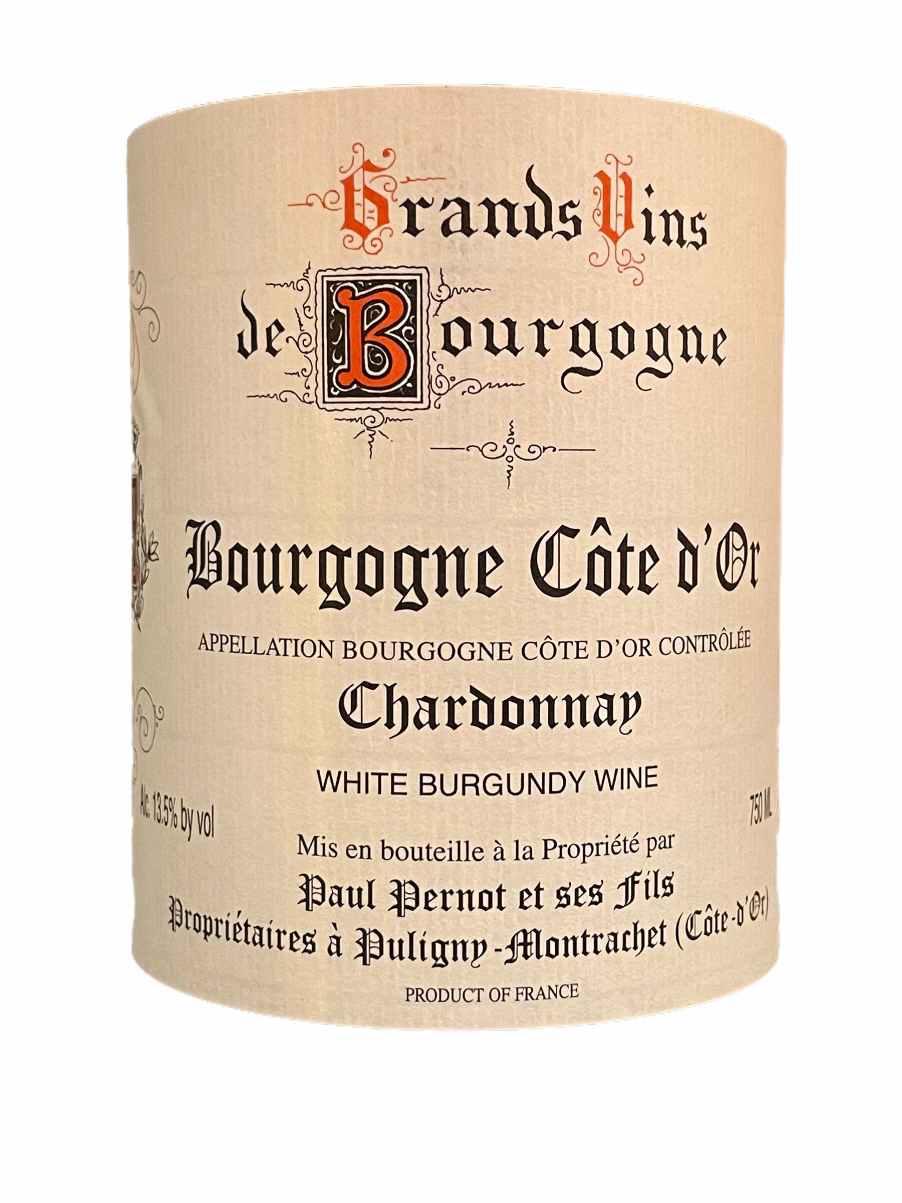 ブルゴーニュ・コート・ドール・シャルドネ　18　ポール・ペルノ　 Bourgogne Cote d'Or Chardonnay