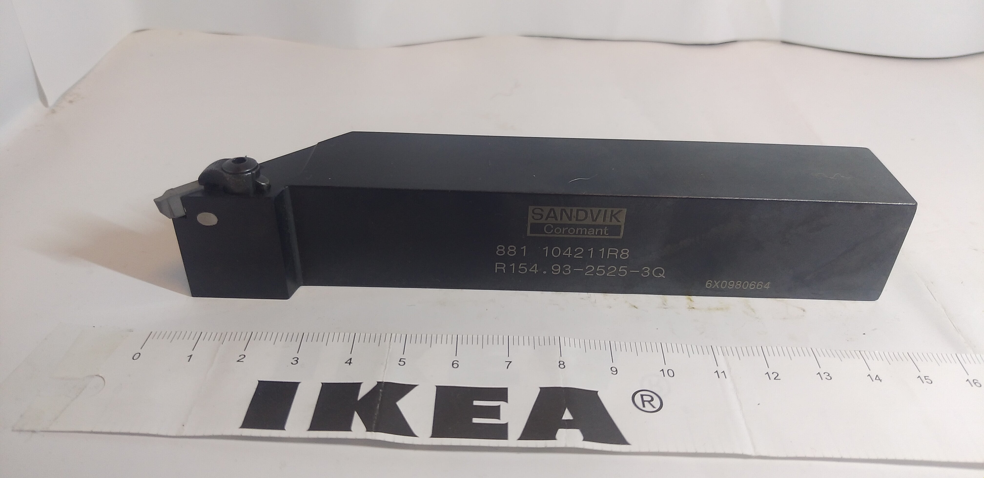 44P超硬ﾁｯﾌﾟ式ｴﾝﾄﾞﾐﾙφ63 4枚刃 ｻﾝﾄﾞﾋﾞｯｸ490-063A32-14L 新品チップ付