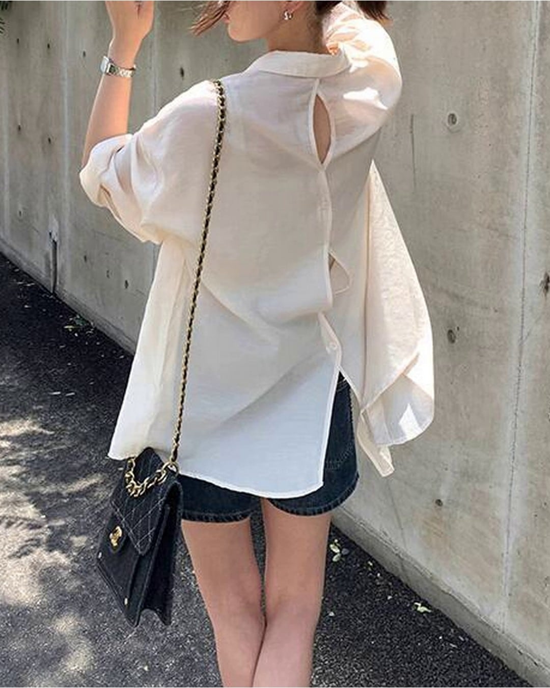 バックウェーブボタンシャツ S25056