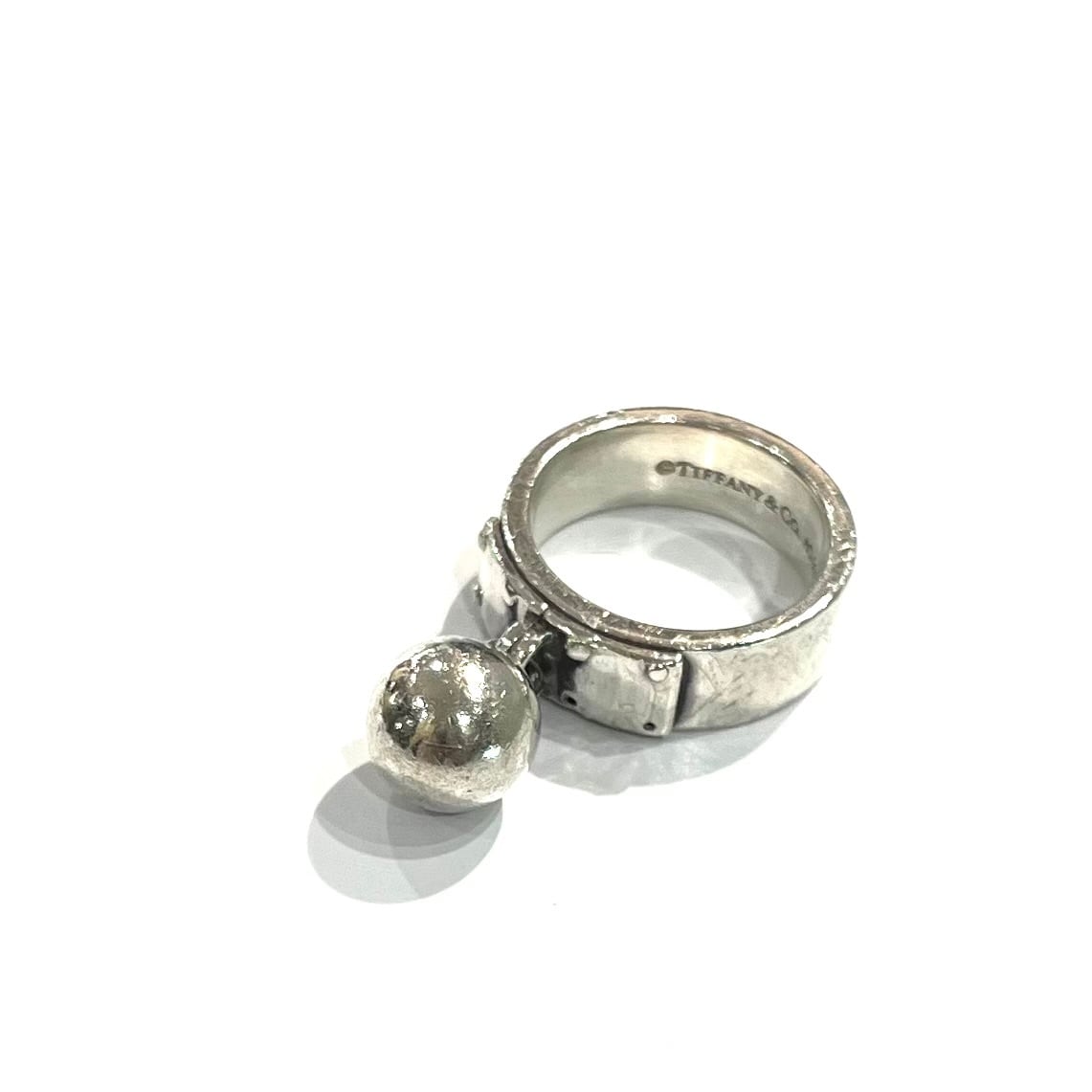 0453 【TIFFANY&CO. 】TIFFANY &CO ハードウェア ボールダングルリング