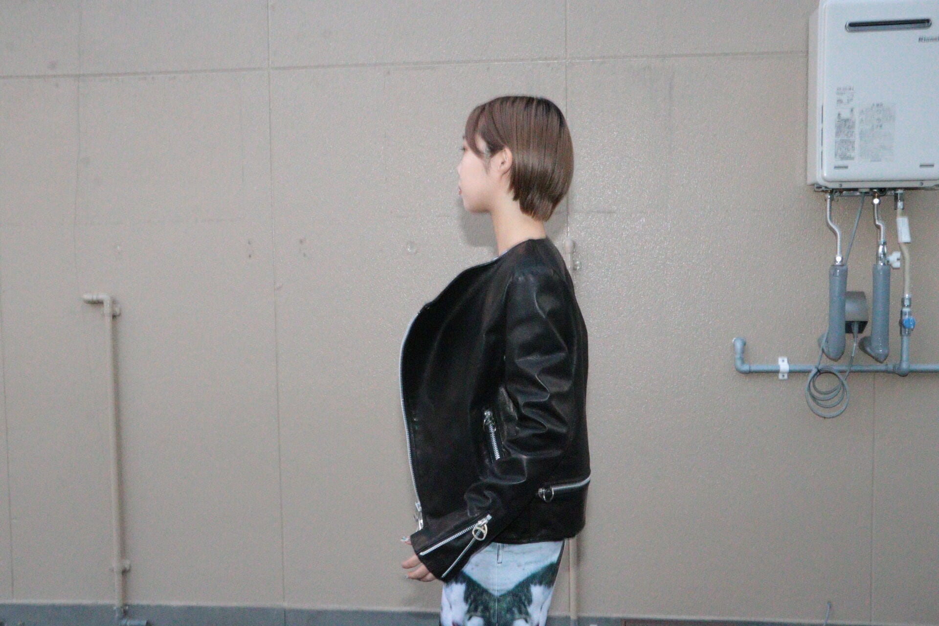 banal chic bizzarre leather jacket (BLACK) bcb-33-005 | IAAAM