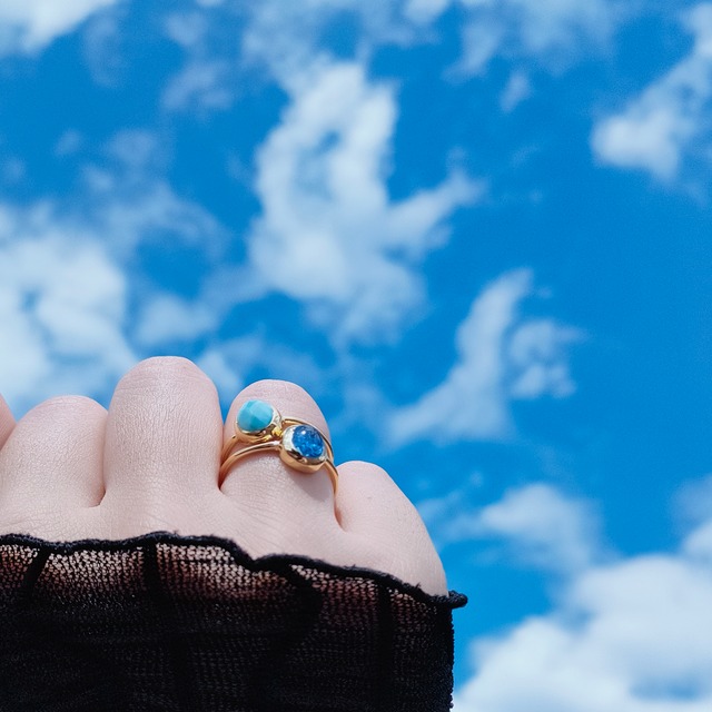 【oval ring】水天一碧 ～ラリマー～