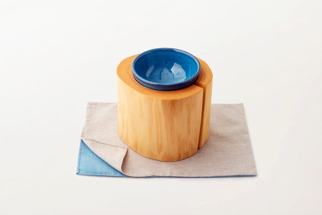 わんにゃんうつわ ぶるー(Lサイズ)(入荷待ち・予約優先販売)