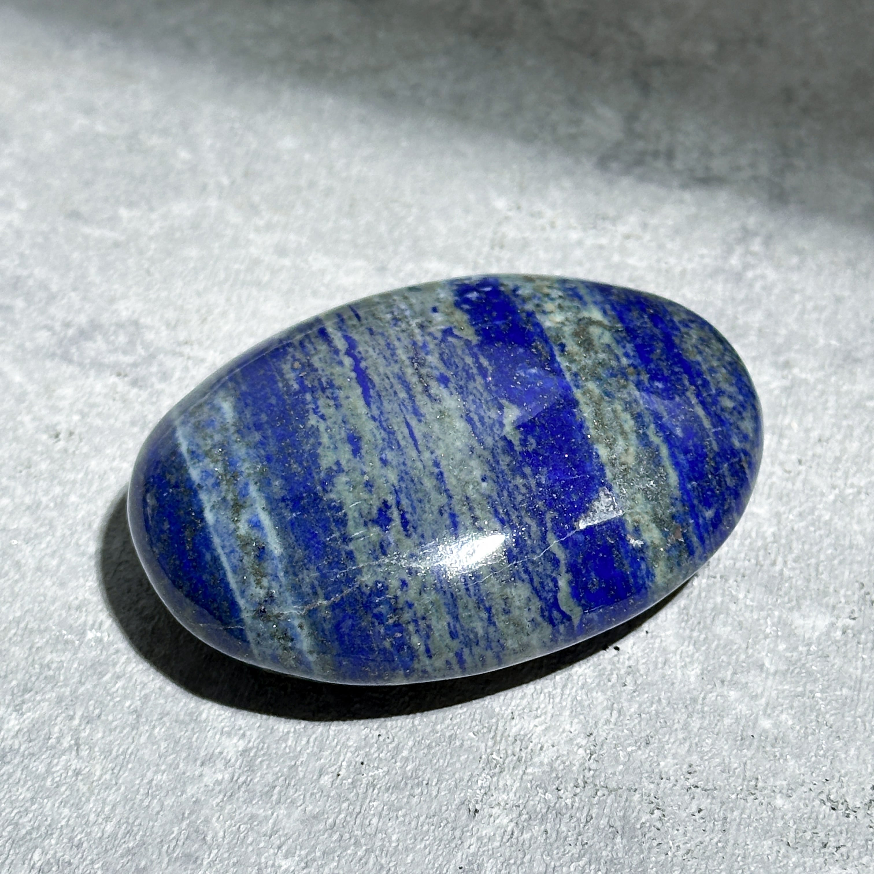 ラピスラズリ パームストーン81◇ Lapis Lazuli ◇天然石・鉱物