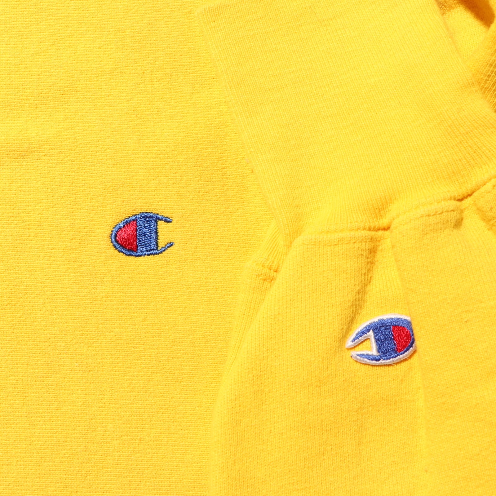 美品 XL 90s USA 原色イエロー 無地 リバースウィーブ チャンピオン 