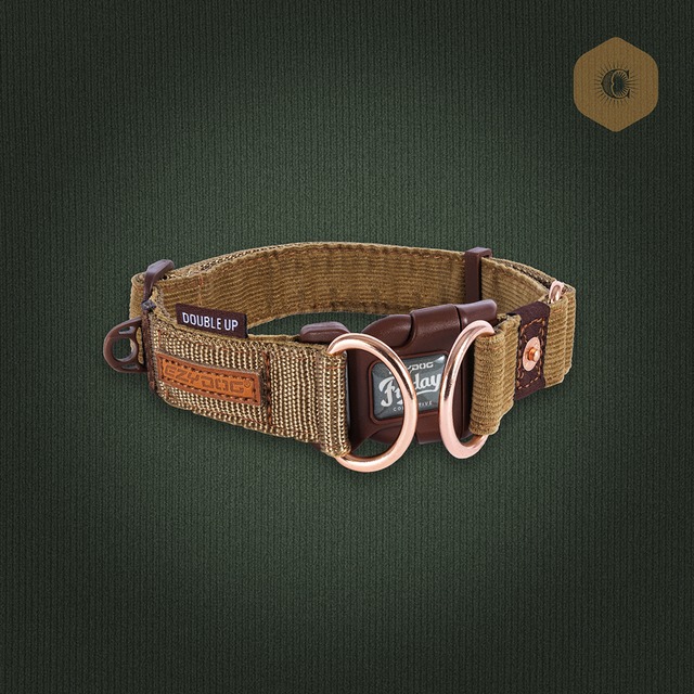 EZYDOG（イージードッグ）犬用首輪　ダブルロックカラー　M　コーデュロイ【プレミアム コーデュロイ コレクション】