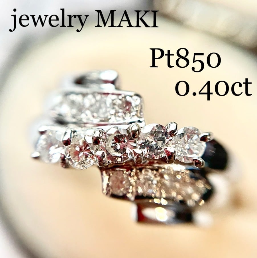 PT850 1ct Diamond Jewelry Ring 1.0ct