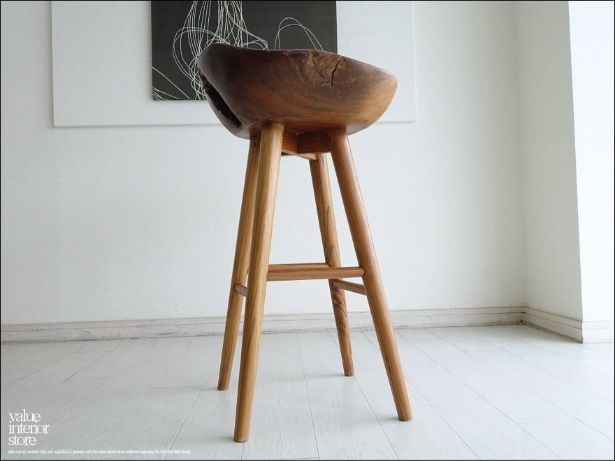 無垢材 プリミティブスツール ビンテージ プリミティブスツール - 大阪和泉市のアンティーク