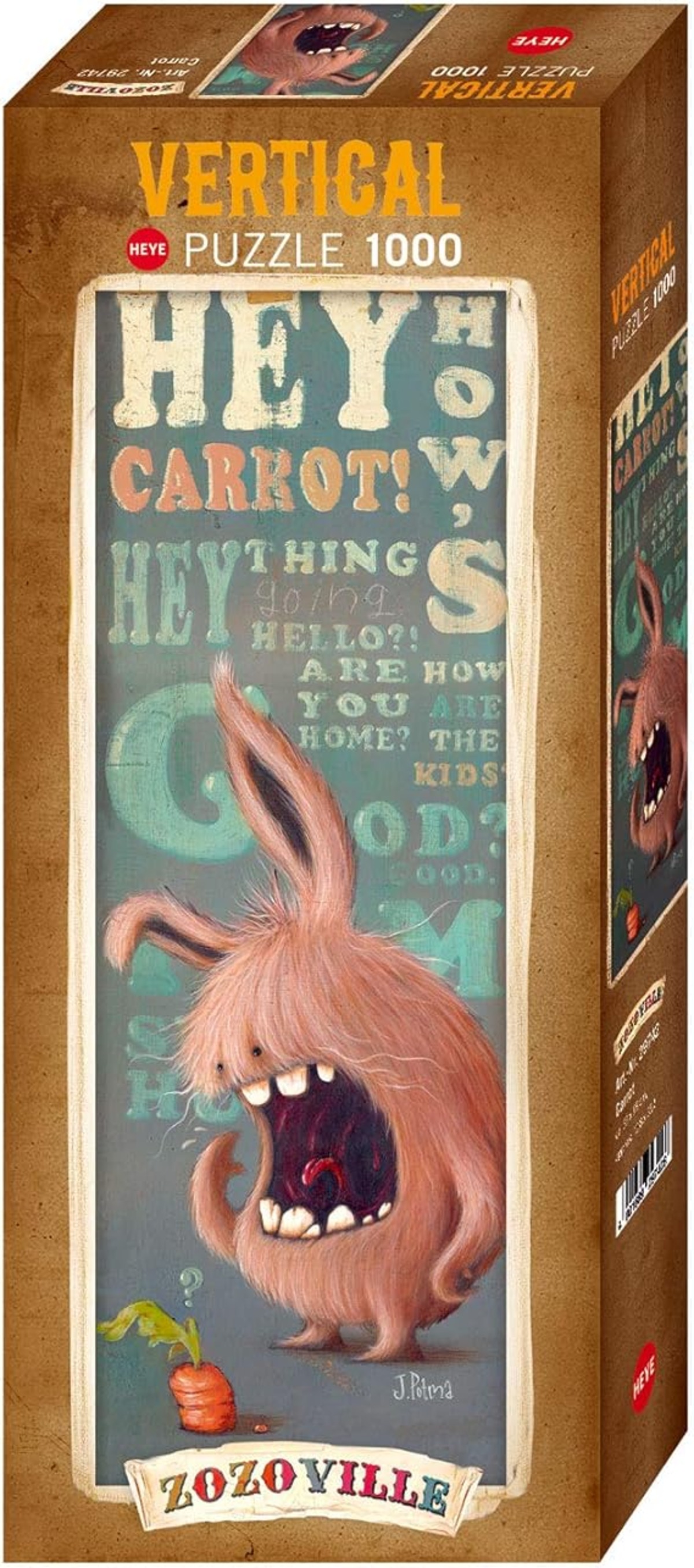 HEYE Puzzle ヘイパズル 29742 Zozoville : Carrot (1000 ピース) | hero01