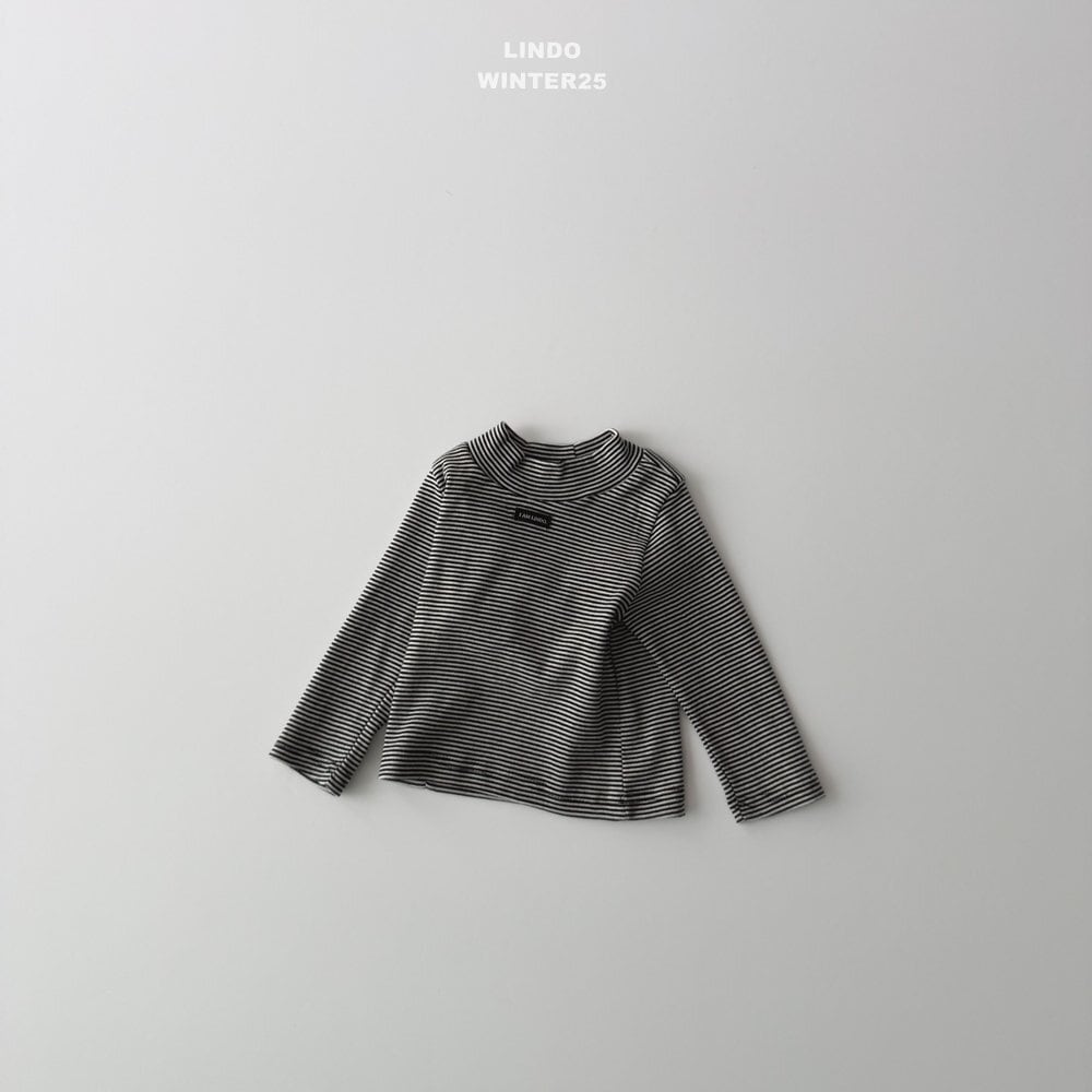 【予約商品】stripe half neck t-shirt