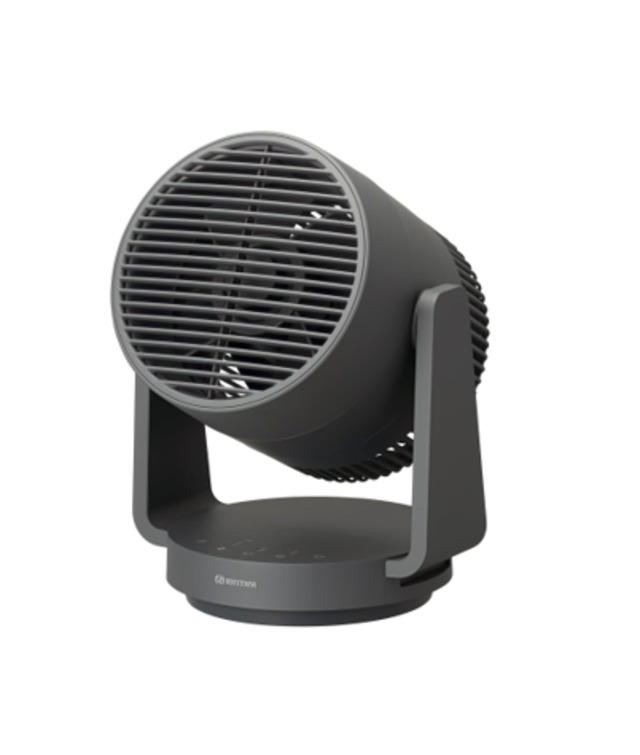 リズム(RHYTHM) サーキュレーター 2重反転ファン Silky Wind Circulator （ダークグレー）