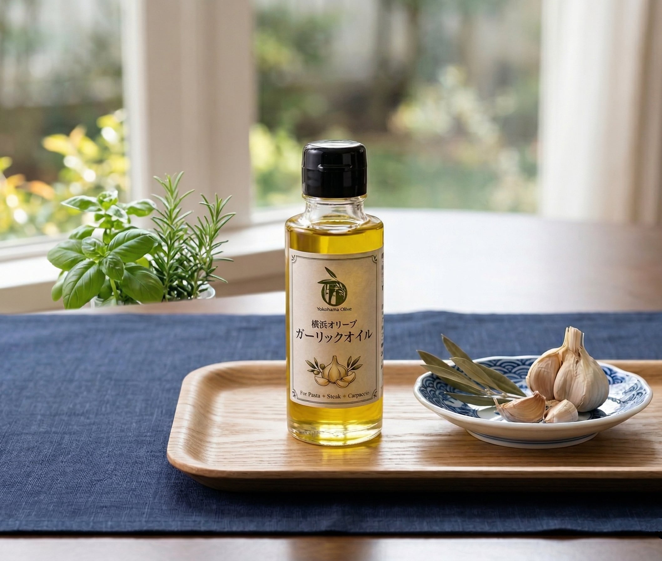 横浜オリーブ　ガーリックオイル　100ml