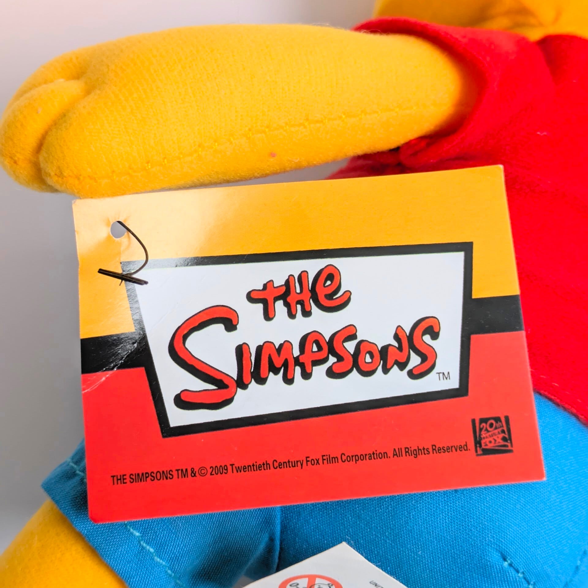 【訳あり】☆DEADSTOCK / VINTAGE2009☆【 The Simpsons（ザ シンプソンズ） 】バート・シンプソン / plush toy / ぬいぐるみ 〚アメリカン雑貨 アメトイ〛