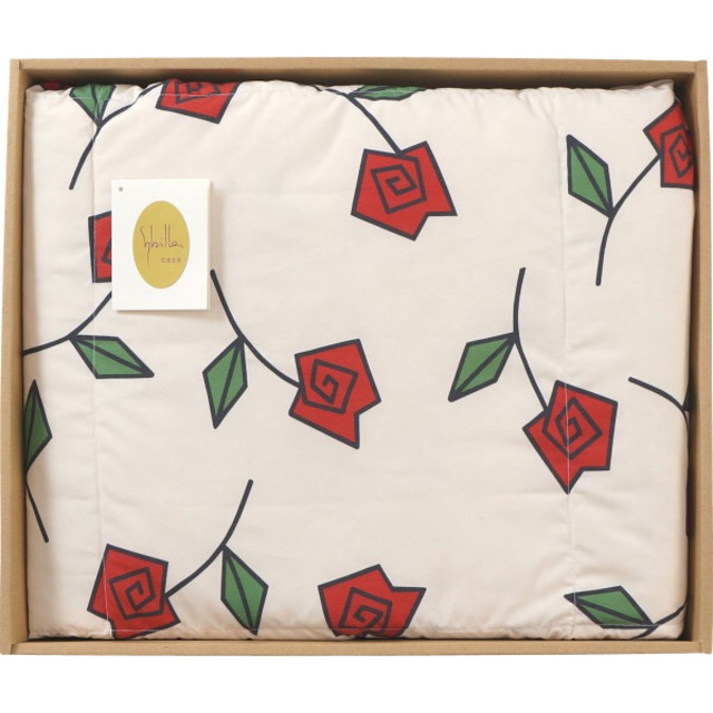 ★シビラ 羽毛合掛ふとん ベージュ