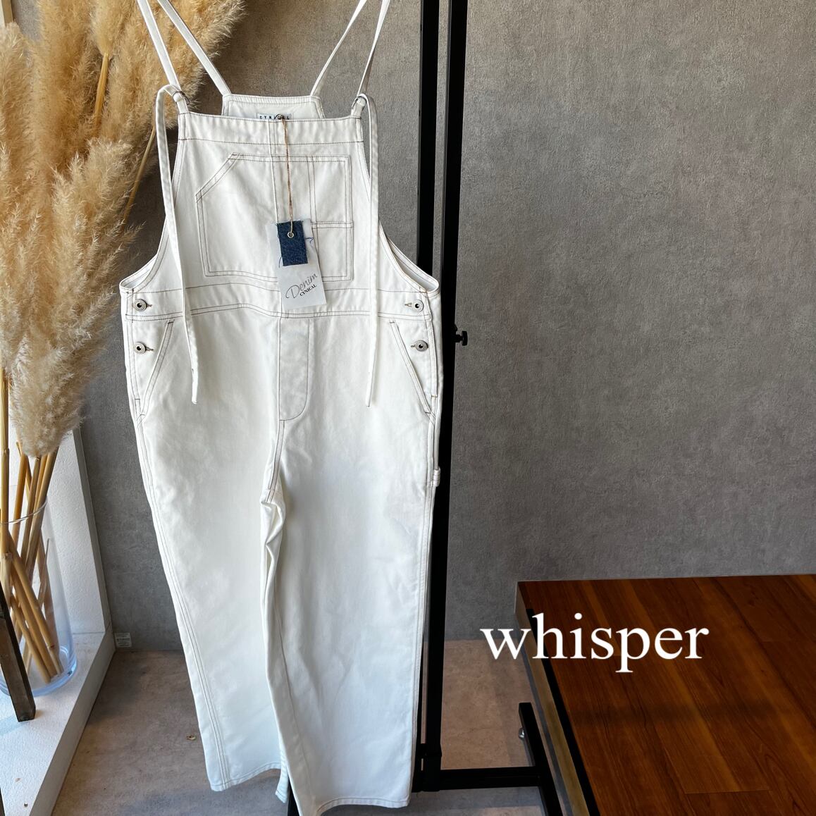 CYNICAL ミドルオンスデニムサロペット(N) | whispermusee