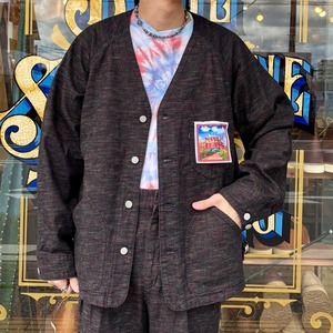 ツイタチ【TUITACI】INLAY DENIM ENGINEER JACKET “Royston” (Black)