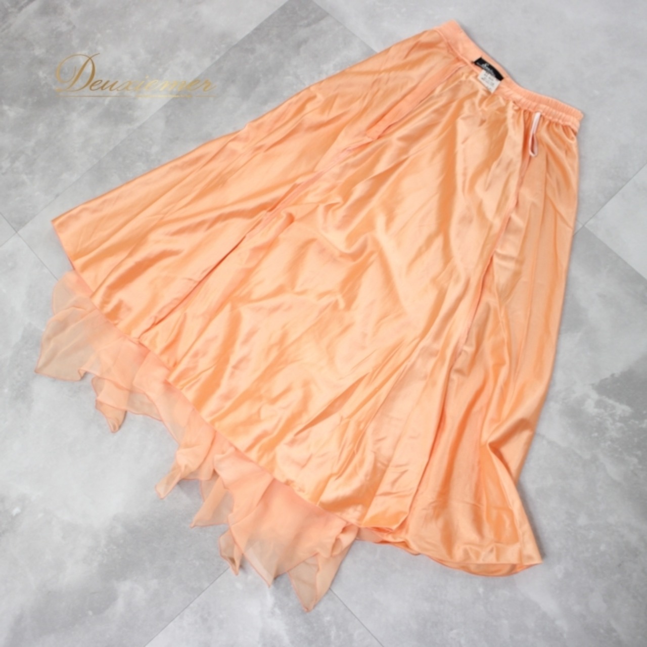 社交ダンス 衣装 スタンダード スカート レッスンウェア レディース オールシーズン 練習着 Sanline サンリーヌ 無地 オレンジ系 清楚 柔らかい スカート 日本製 ファスナー付き 着回し おしゃれ かわいい ダンス練習 スポーツウェア 普段使い 軽量 伸縮性 練習用 お揃い クラシック コスチューム