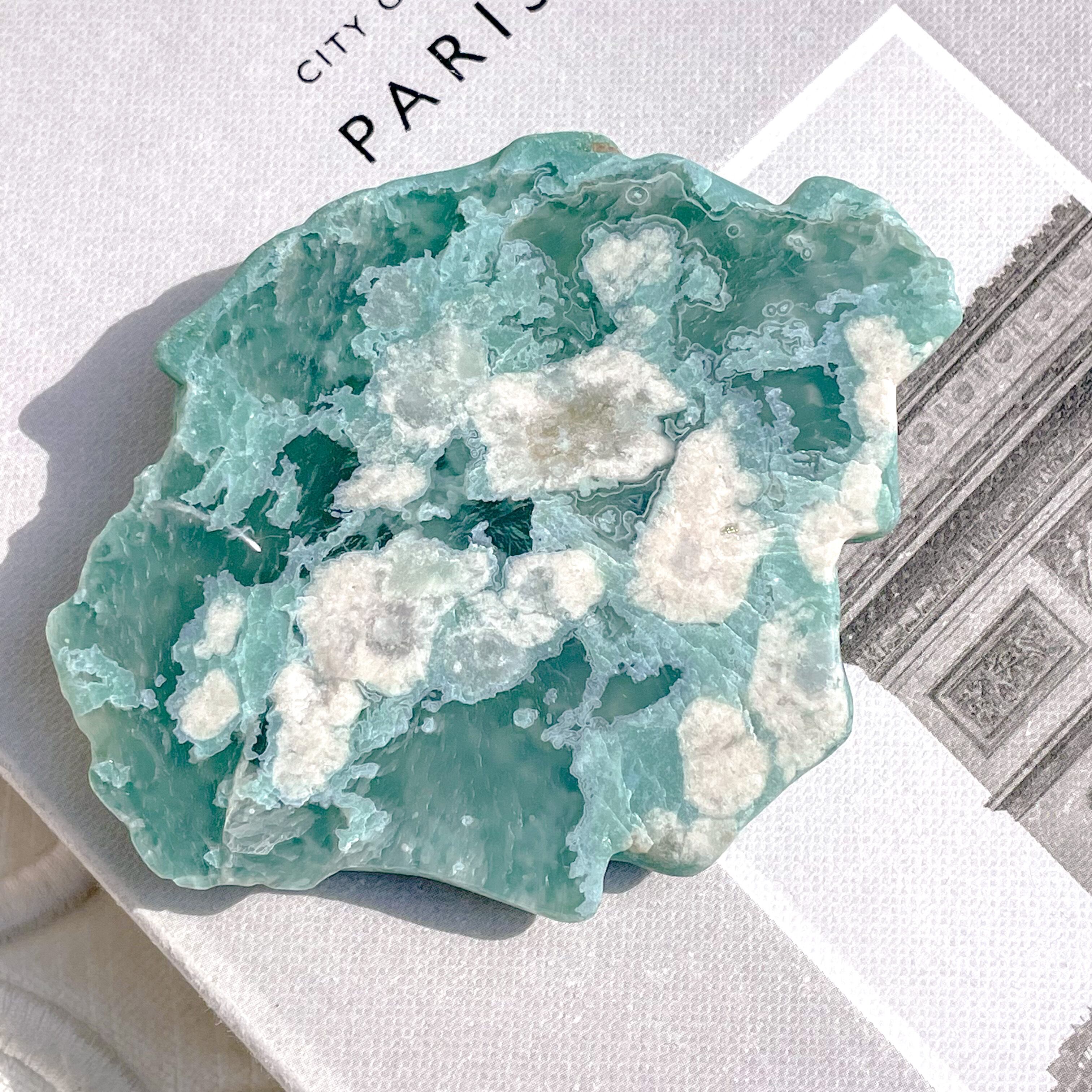 Green Cherry Blossom Slice