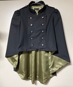 ナポレオンフィッシュテールマント(裏地赤・裏地カーキ）