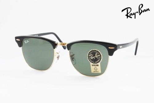 【ONE OK ROCK Takaさん着用】Ray-Ban サングラス CLUBMASTER RB3016 W0365 49 51サイズ クラシック サーモント ブロー クラブマスター レイバン 正規品