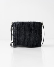 〈miu miu〉Raffia Shoulder Bag