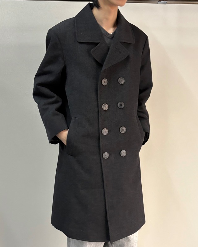 【DRIES VAN NOTEN】double breasted wool coat