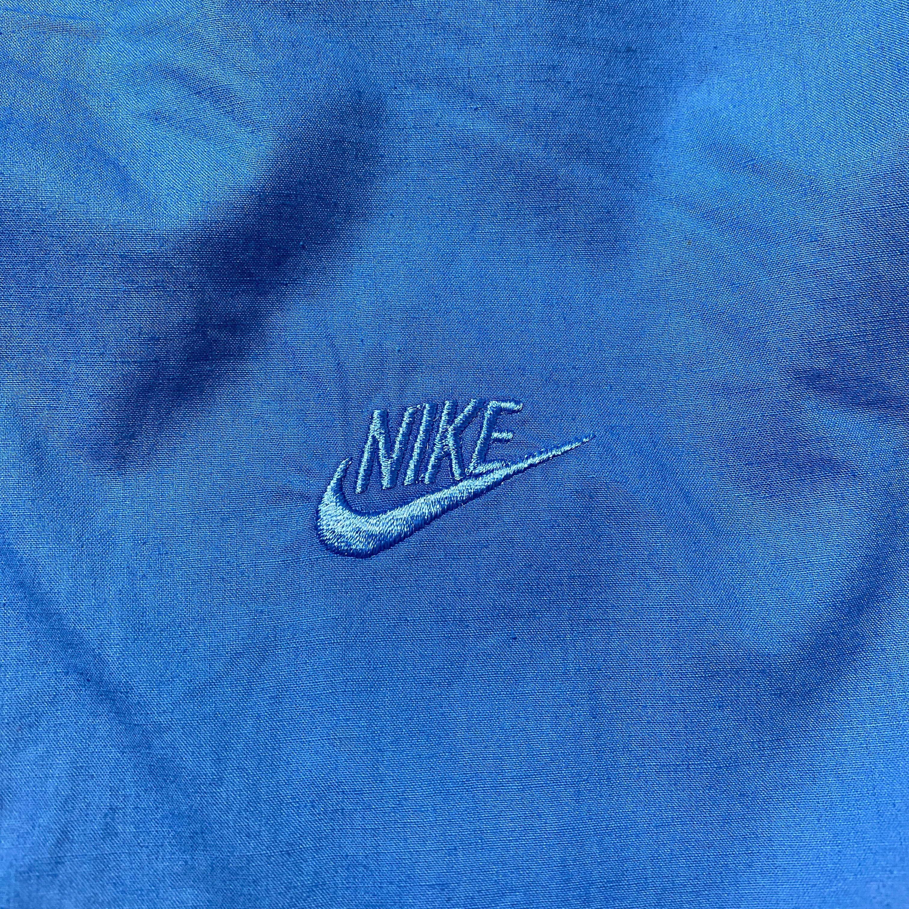 希少80's紺タグ】80's NIKE ナイキ 紺タグ スウォッシュ 刺繍ワン