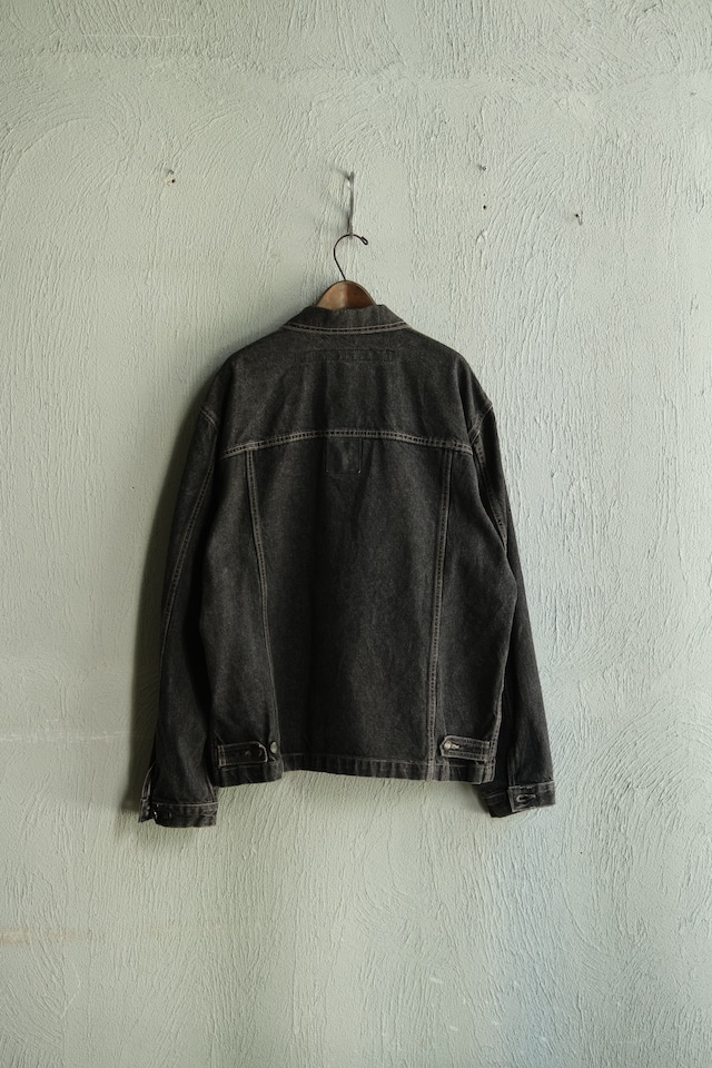 Utah/“MARITHE’ FRANCOIS GIRBAUD” Yarn-dyed denim jacket