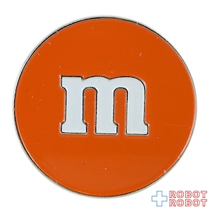 M&M's m オレンジロゴ エムアンドエムズ ピン ピンズ